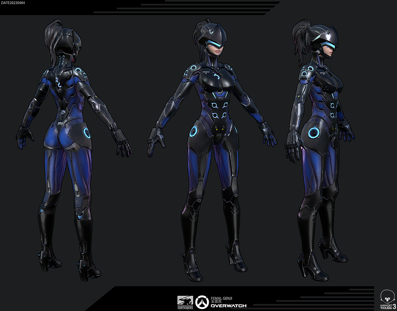 源氏女版建模练习