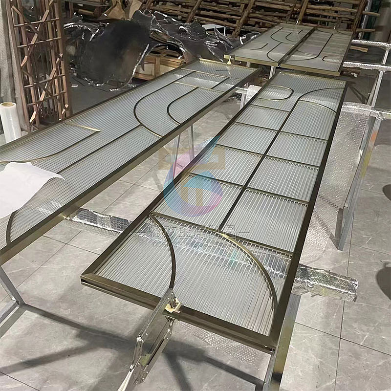 售楼部不锈钢屏风花格特攻金属制品厂家定制