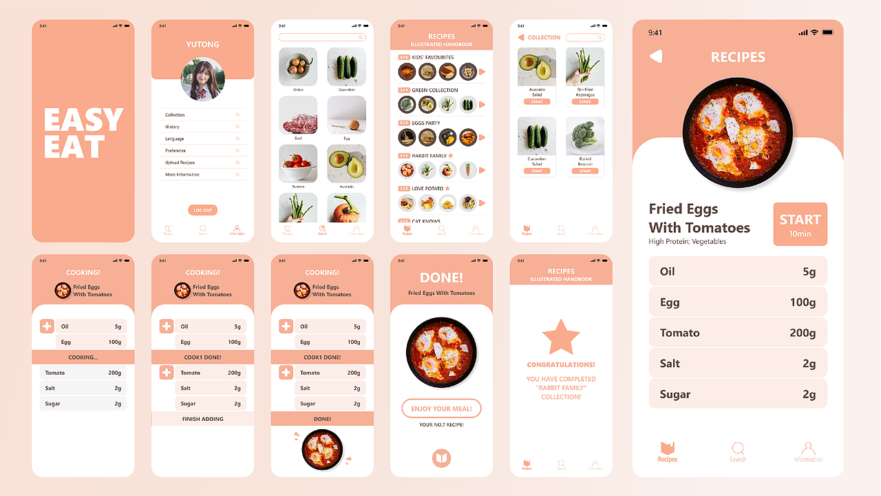 【APP设计】炒菜机的智能APP-中文版（图ZMzMyNzQ5MDg4） - APP界面 - 站酷设计师Dreameow原创素材 - 站酷ZCOOL