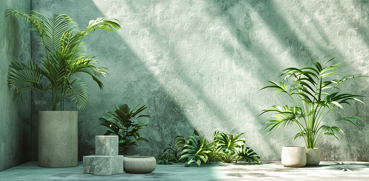 AI电商绿植展台