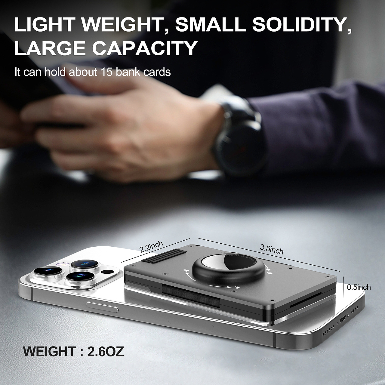 男士卡包钱包 Airtag 卡包 0788