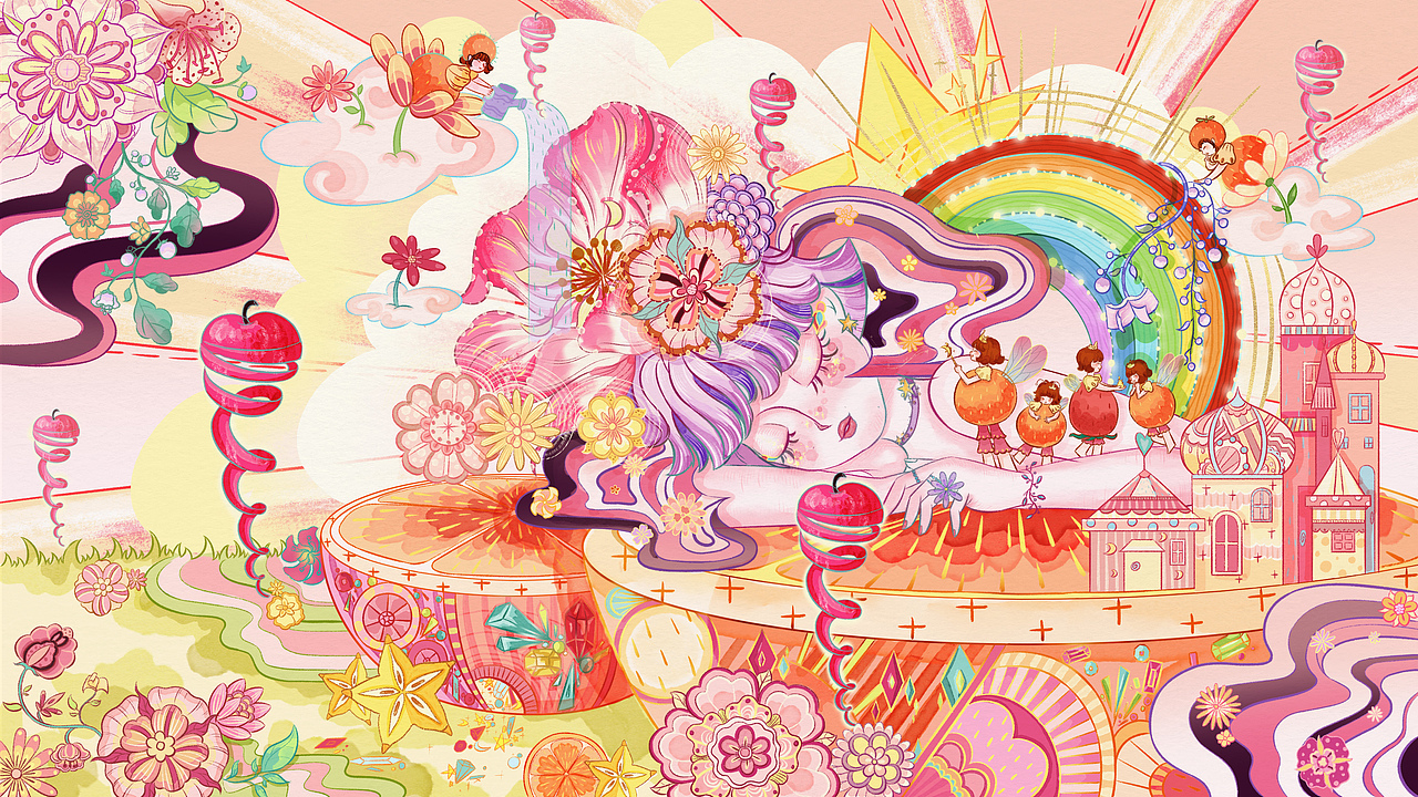 茶π的美好世界-享受快乐（图ZMzQyMTE1Njk2） - 创作习作 - 站酷设计师王莲花儿原创素材 - 站酷ZCOOL