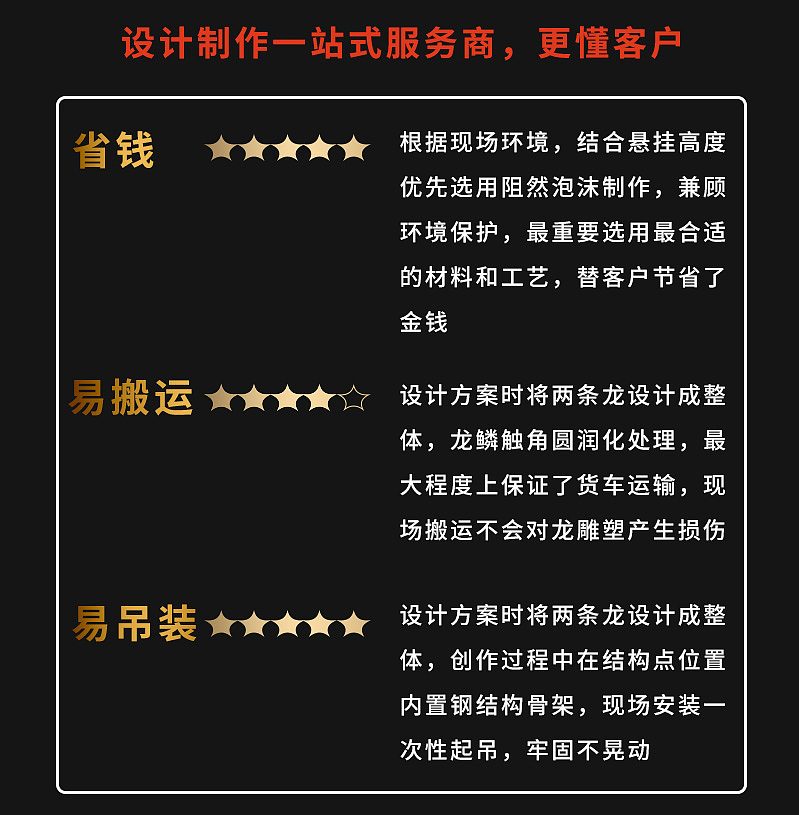 液体水流造型双龙雕塑