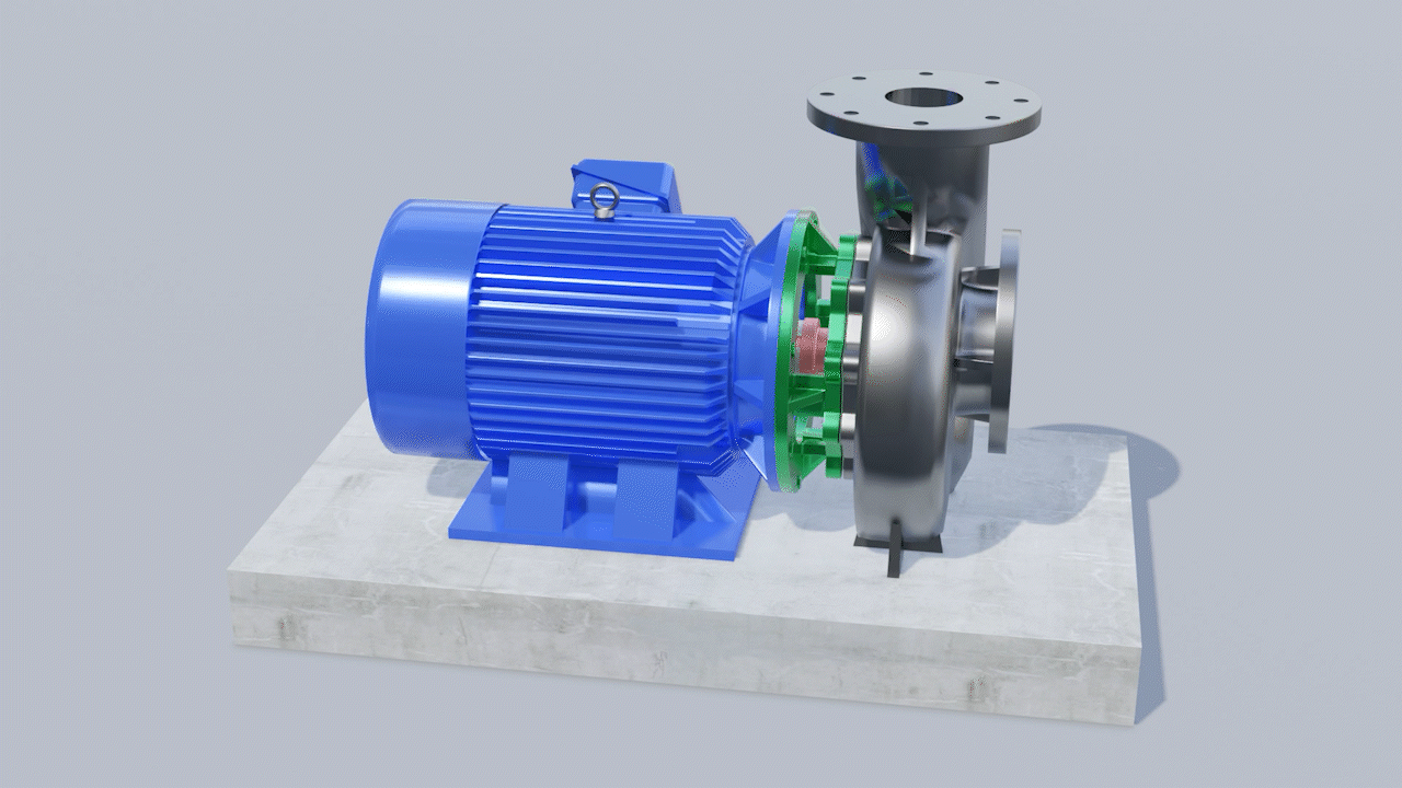 离心泵泵电机组