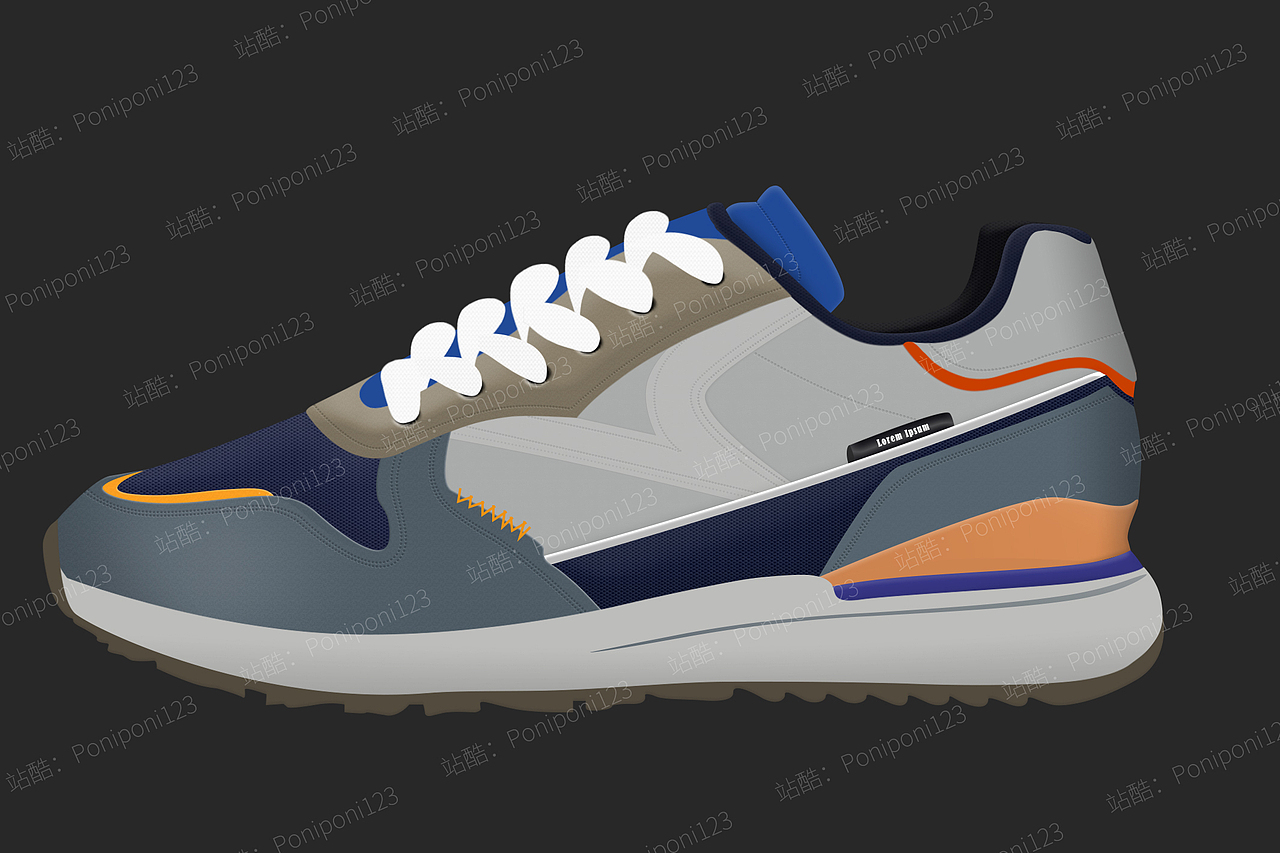 国际站-Sneaker Mockup-鼠绘（图ZMzM0MTk3MzY4） - 商业插画 - 站酷设计师Poniponi123原创素材 - 站酷ZCOOL