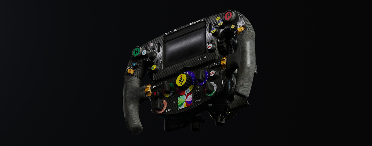 UE5写实渲染作品--F1（法拉利SF70H）方向盘（图ZMzU5MzQxNDQ0） - 产品 - 站酷设计师lando睡不醒原创素材 - 站酷ZCOOL