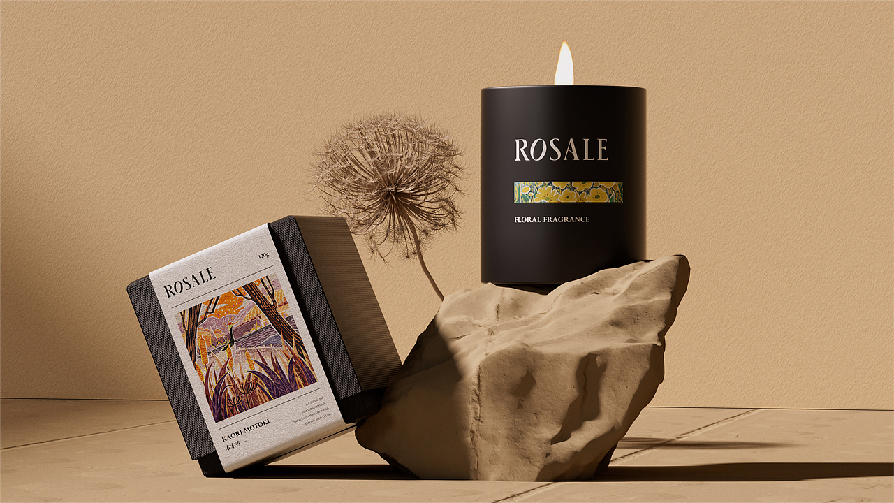 ROSALE香薰包装设计（图ZMzIyNjk2OTQw） - 品牌 - 站酷设计师胡晓波设计原创素材 - 站酷ZCOOL