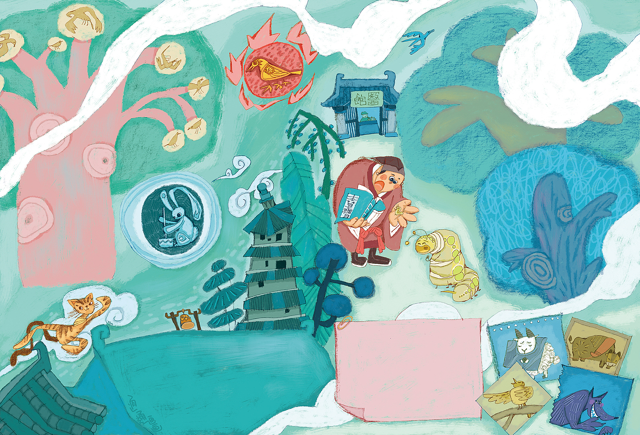 给期刊《作文大本营》画的配图