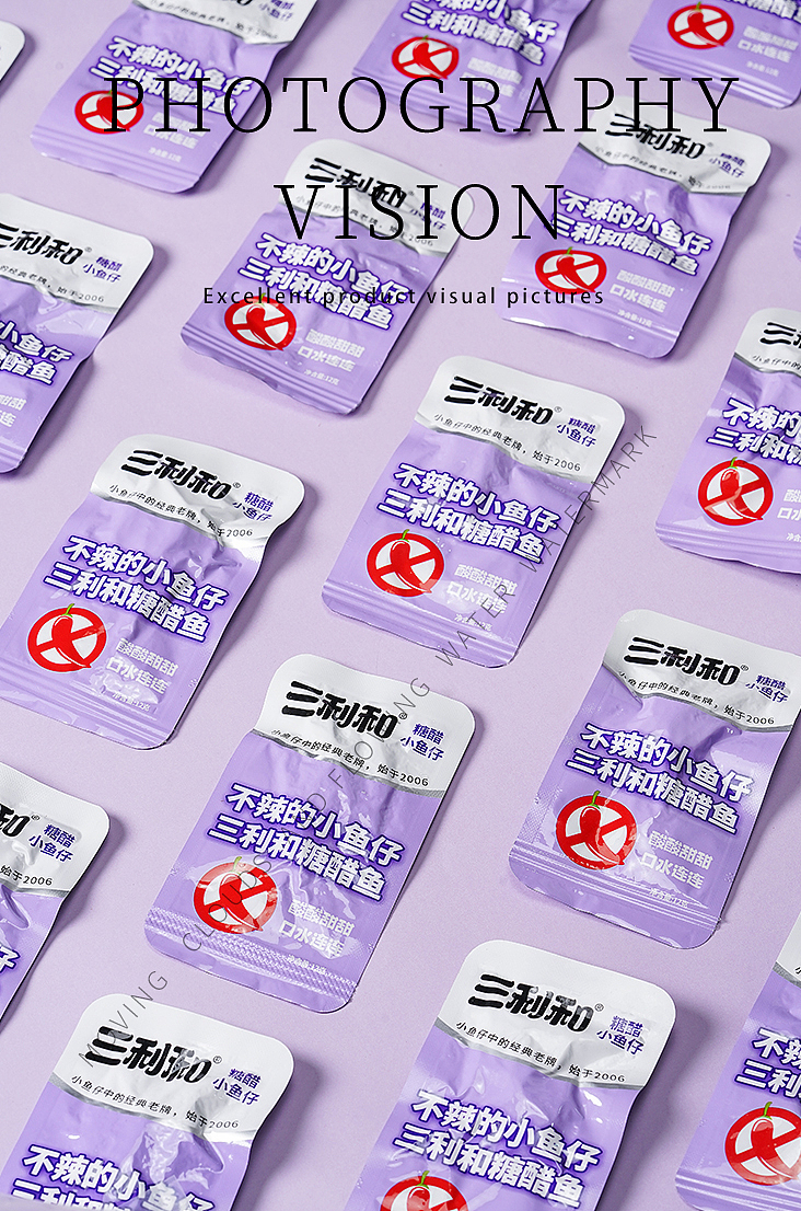 长沙x零食拍摄:糖醋小鱼仔