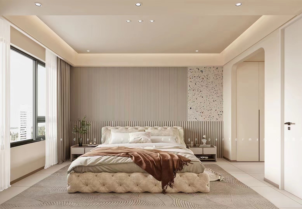 现代奶油风——白龙马设计（图ZMzMzMzU0Mzc2） - 家装设计 - 站酷设计师白龙马效果图小cc原创素材 - 站酷ZCOOL