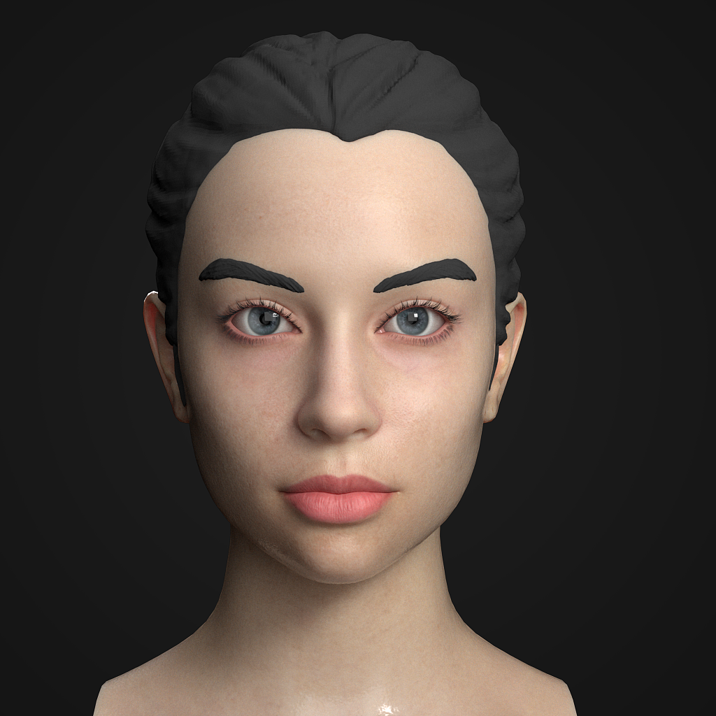 女生人头像练习