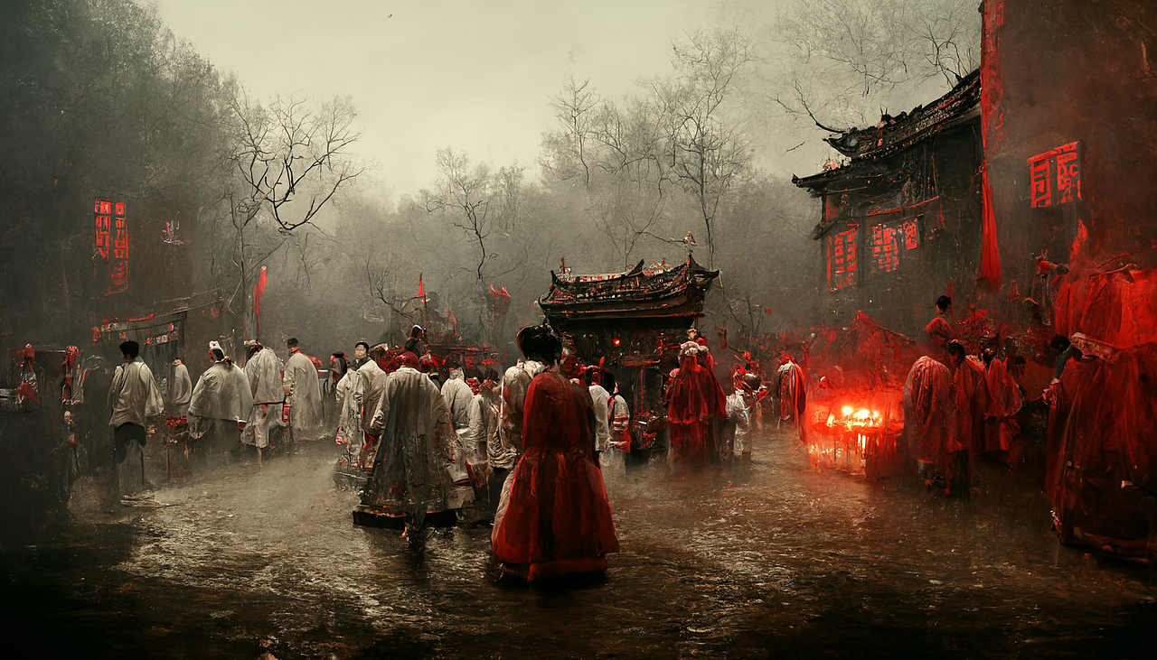 [ai.02]"红白撞煞,茅山禁术" 一 中式民俗恐怖故事