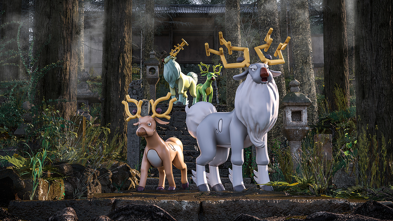 这几年渲染的宝可梦（图ZMzUwNjMzNzg0） - 人物/生物 - 站酷设计师绝对媚俗原创素材 - 站酷ZCOOL