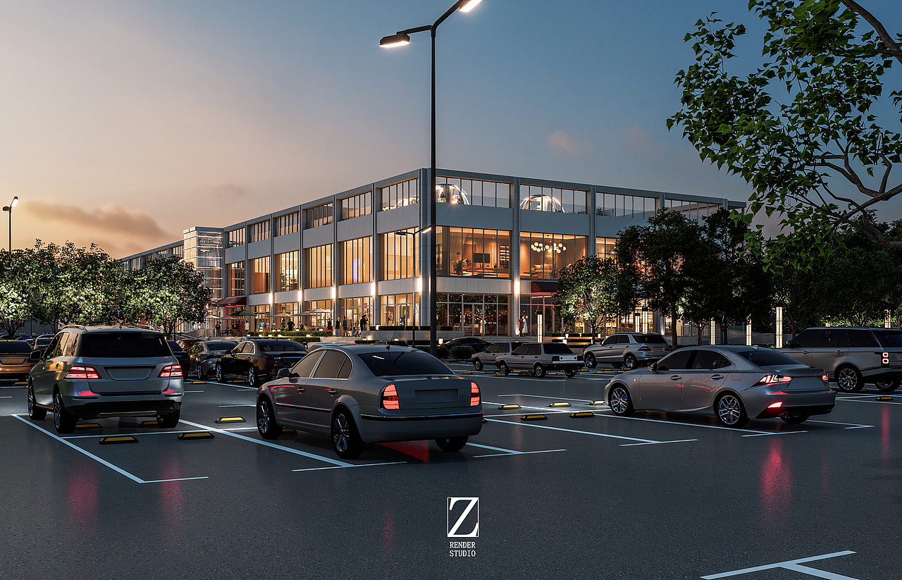 网红餐吧-景观设计表现