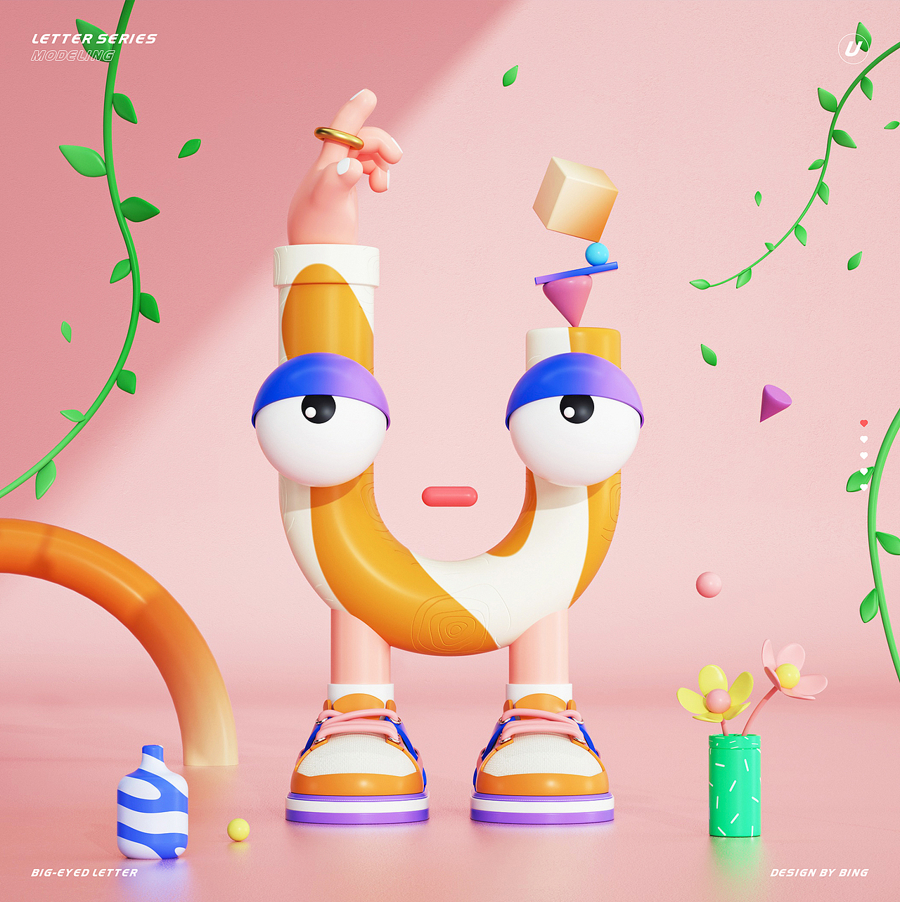 C4D字母系列-26 Letter Series（图ZMzA4NTI1Mjgw） - 场景 - 站酷设计师BINGc原创素材 - 站酷ZCOOL