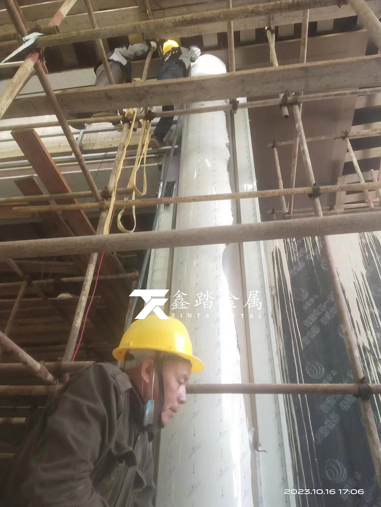 佛山别墅园林景观廊架、仿古铜不锈钢金属售楼部整装