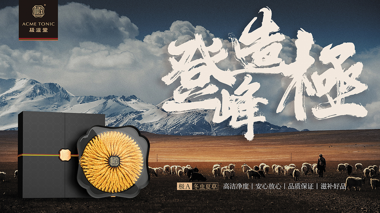 冬虫夏草品牌包装-极滋堂(图ZMjk5OTM1MzIw) - 包装 - 站酷设计师刘旭创意原创素材 - 站酷ZCOOL