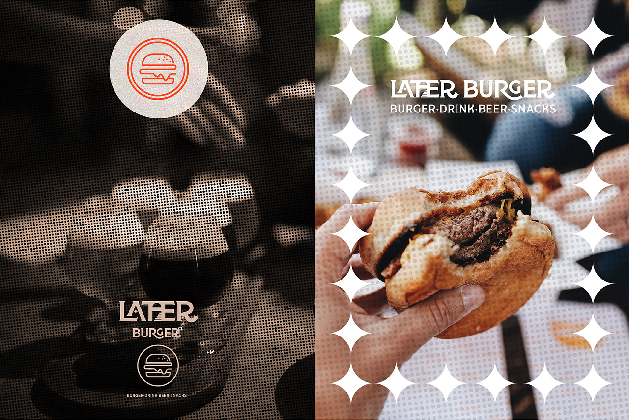 LATER BURGER 晚点麦堡 汉堡品牌设计