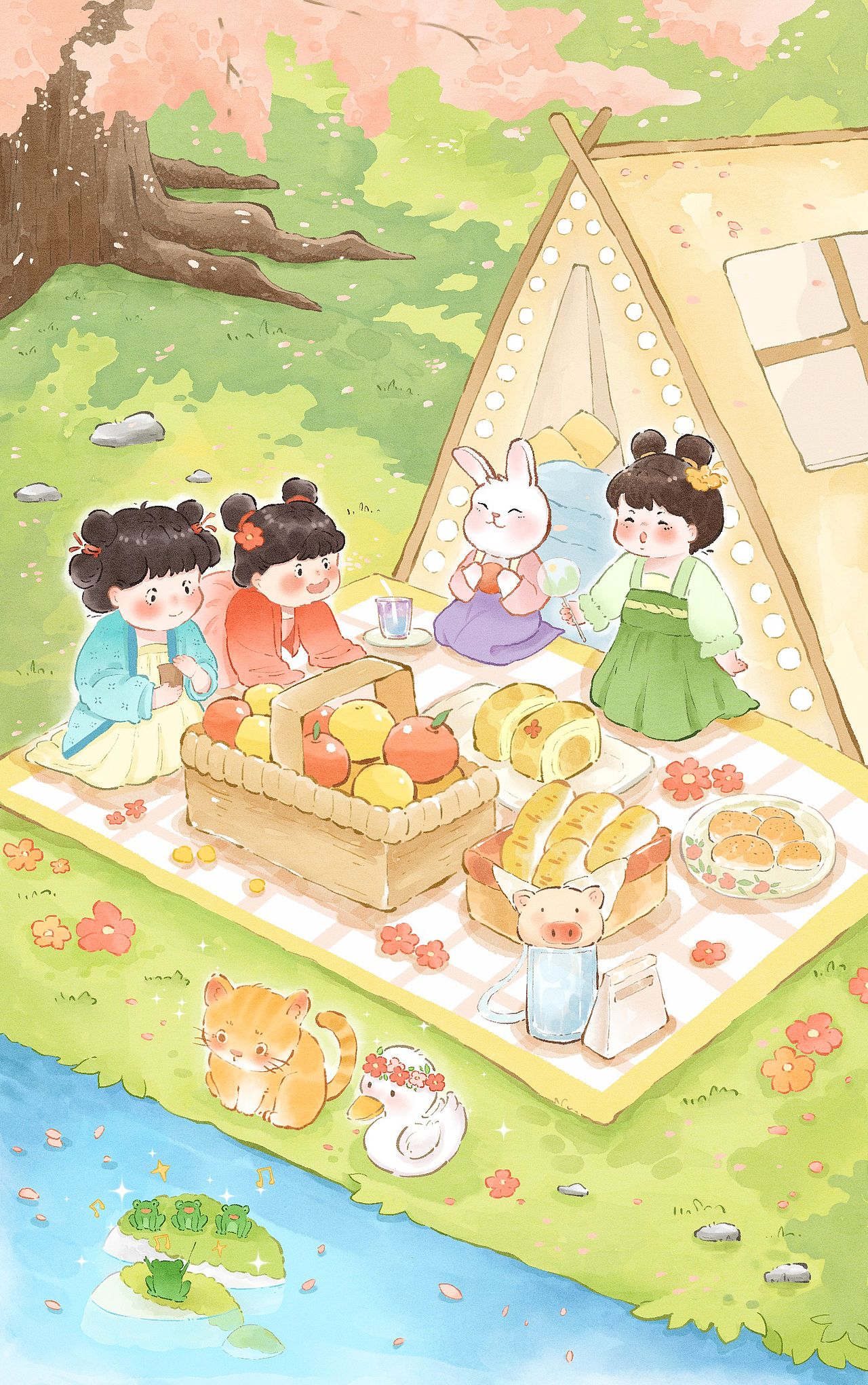 紛紛繁花世界（圖ZMzQ1ODY0MjI0） - 創(chuàng)作習(xí)作 - 站酷設(shè)計師畫畫的阿町原創(chuàng)素材 - 站酷ZCOOL