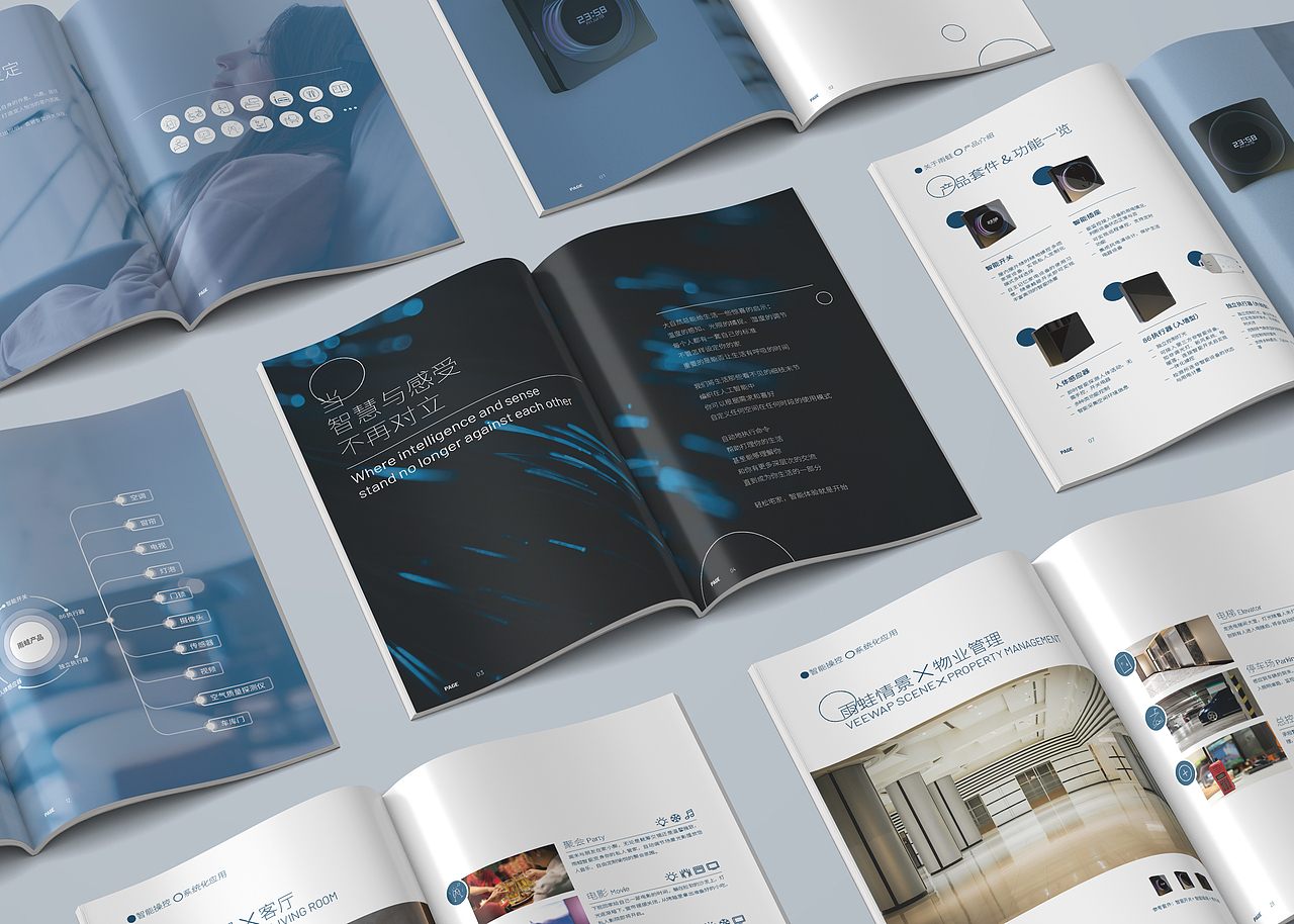 雨蛙智能 | 智能家居产品手册（图ZMzUxODc0Mzg4） - 书籍/画册 - 站酷设计师YPT的设计轨迹原创素材 - 站酷ZCOOL