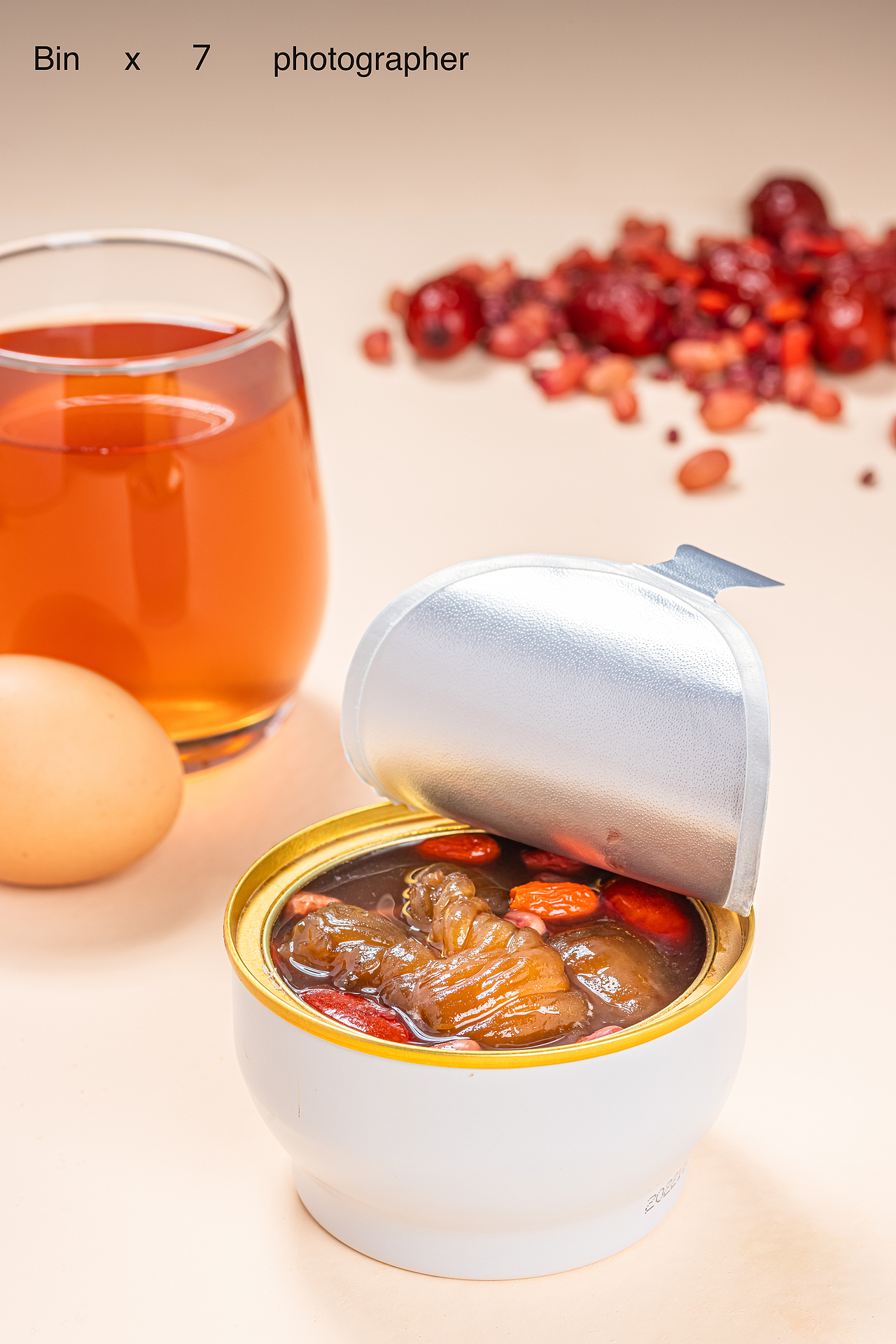 即食花胶产品电商图片海报拍摄 丨 Bin x 7