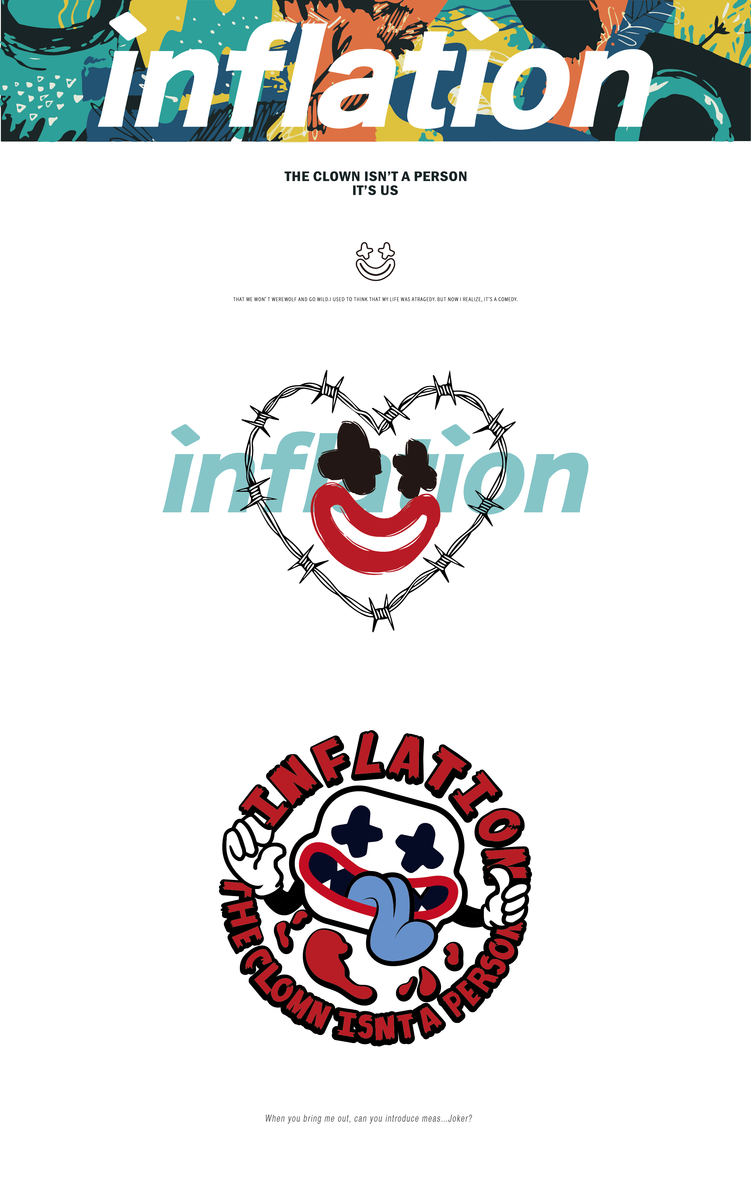 Joker & inflation I 元素系列 _多吉魚-站酷ZCOOL