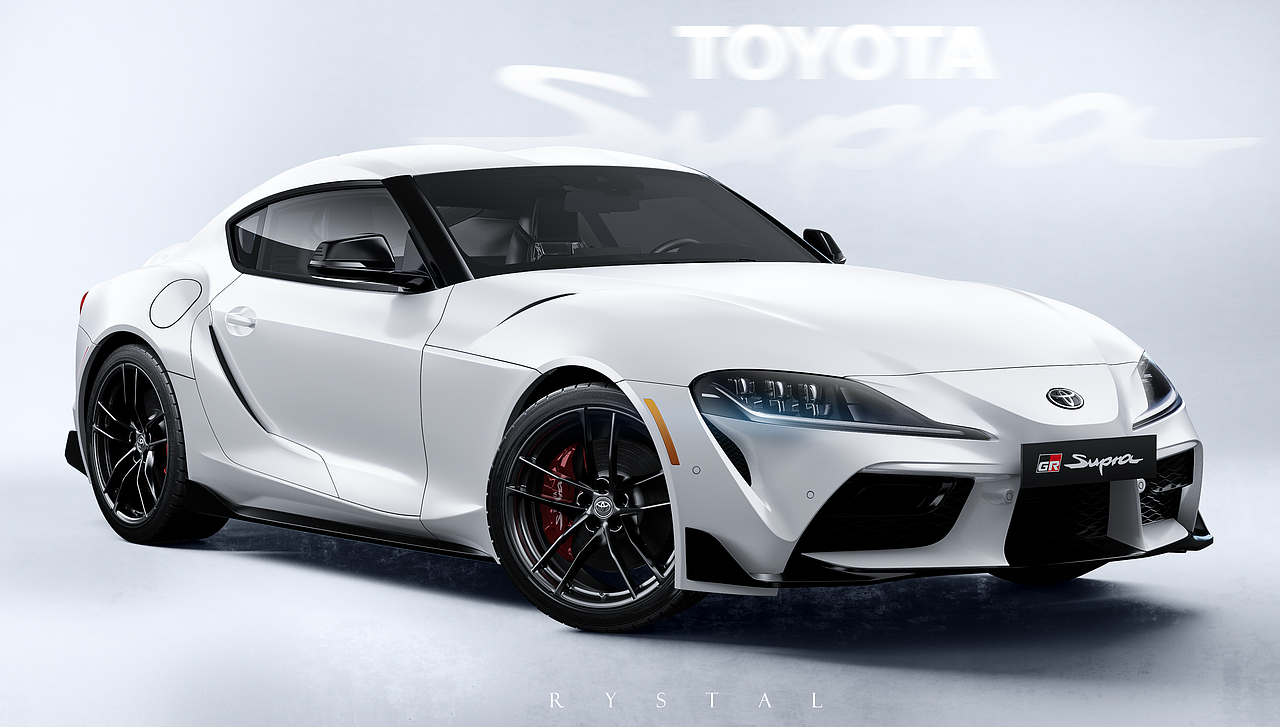 Toyota Supra Render Full CGI 丨 Blender（图ZMzQxNDU4Mzg4） - 机械/交通 - 站酷设计师Rystal丶原创素材 - 站酷ZCOOL