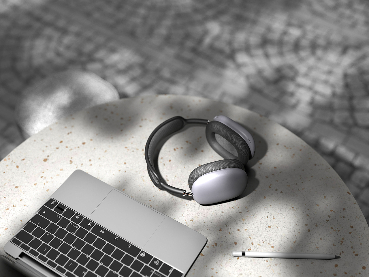 AirPods Max 产品渲染练习（图ZMjk2NDEwOTky） - 产品 - 站酷设计师长乐_原创素材 - 站酷ZCOOL