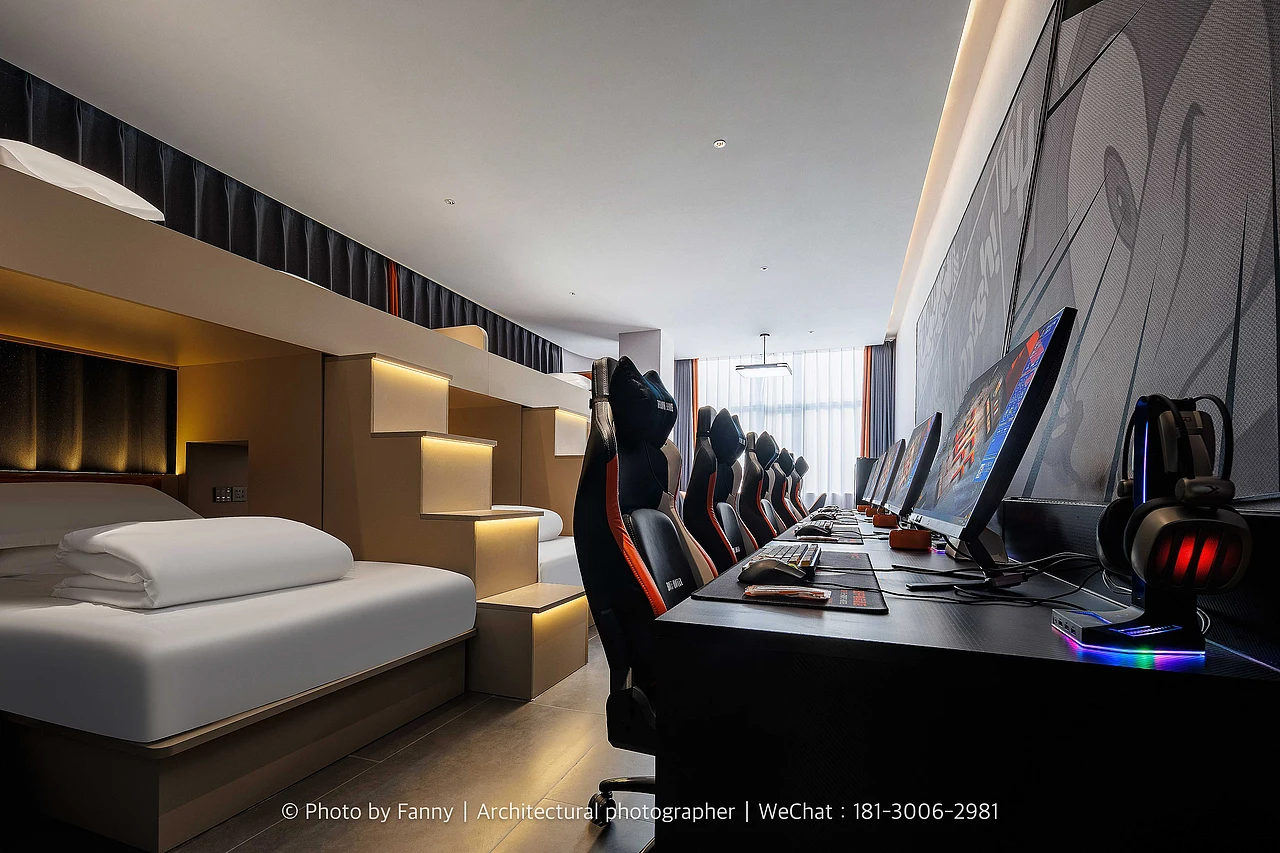 酒店摄影丨BuffHotel电竞酒店（武汉）