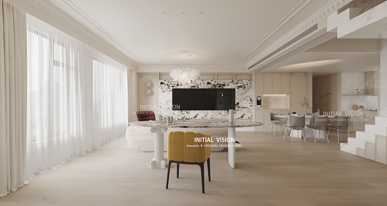 留白＆浪漫法式（图ZMzI1NTU5NjM2） - 家装设计 - 站酷设计师INITIAL初作视觉原创素材 - 站酷ZCOOL