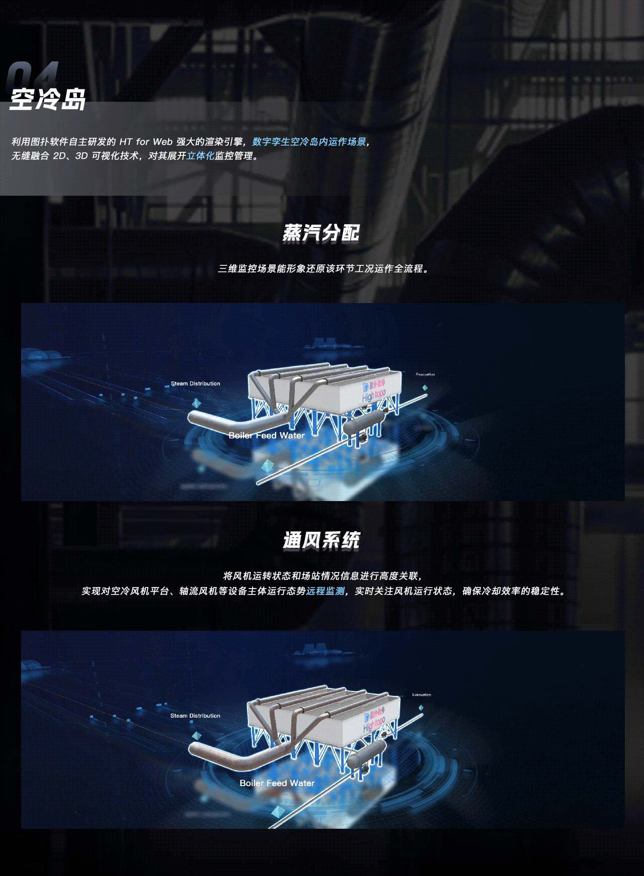 合集篇 | 火力发电厂三维可视化（图ZMzY4MzgzNjI0） - 场景 - 站酷设计师图扑软件Hightopo原创素材 - 站酷ZCOOL