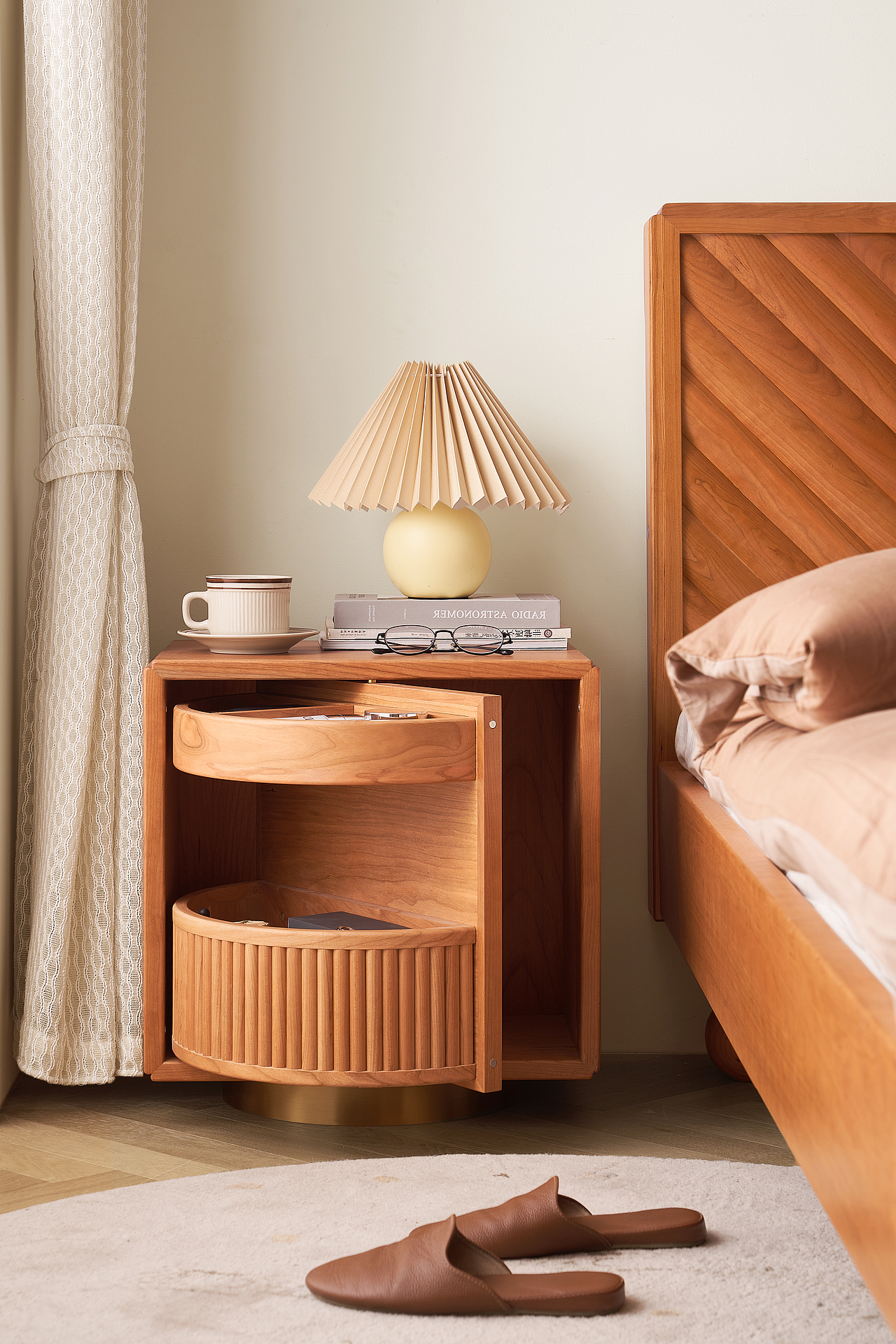 家具产品设计——东篱床,床头柜_馄饨的主人-站酷zcool