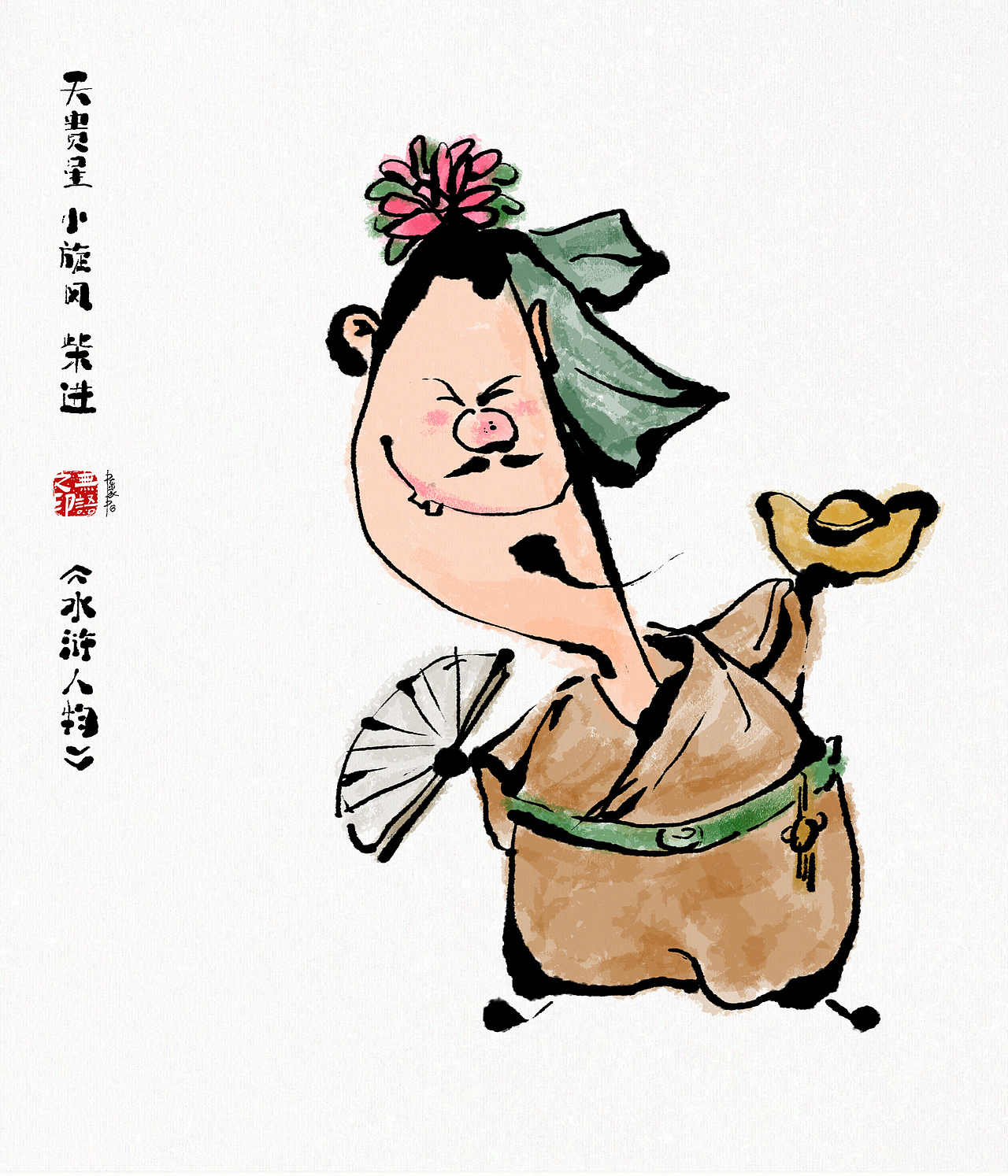 《水浒系列人物漫画》108将