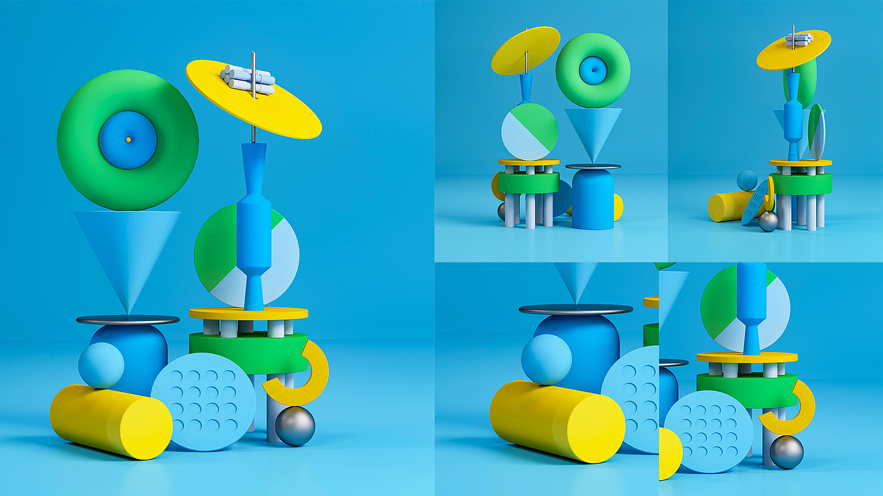 某童鞋的C4D课堂04期第一章【学生作业】整理（图ZMzA1MTg0MDky） - 其他三维 - 站酷设计师某童鞋原创素材 - 站酷ZCOOL