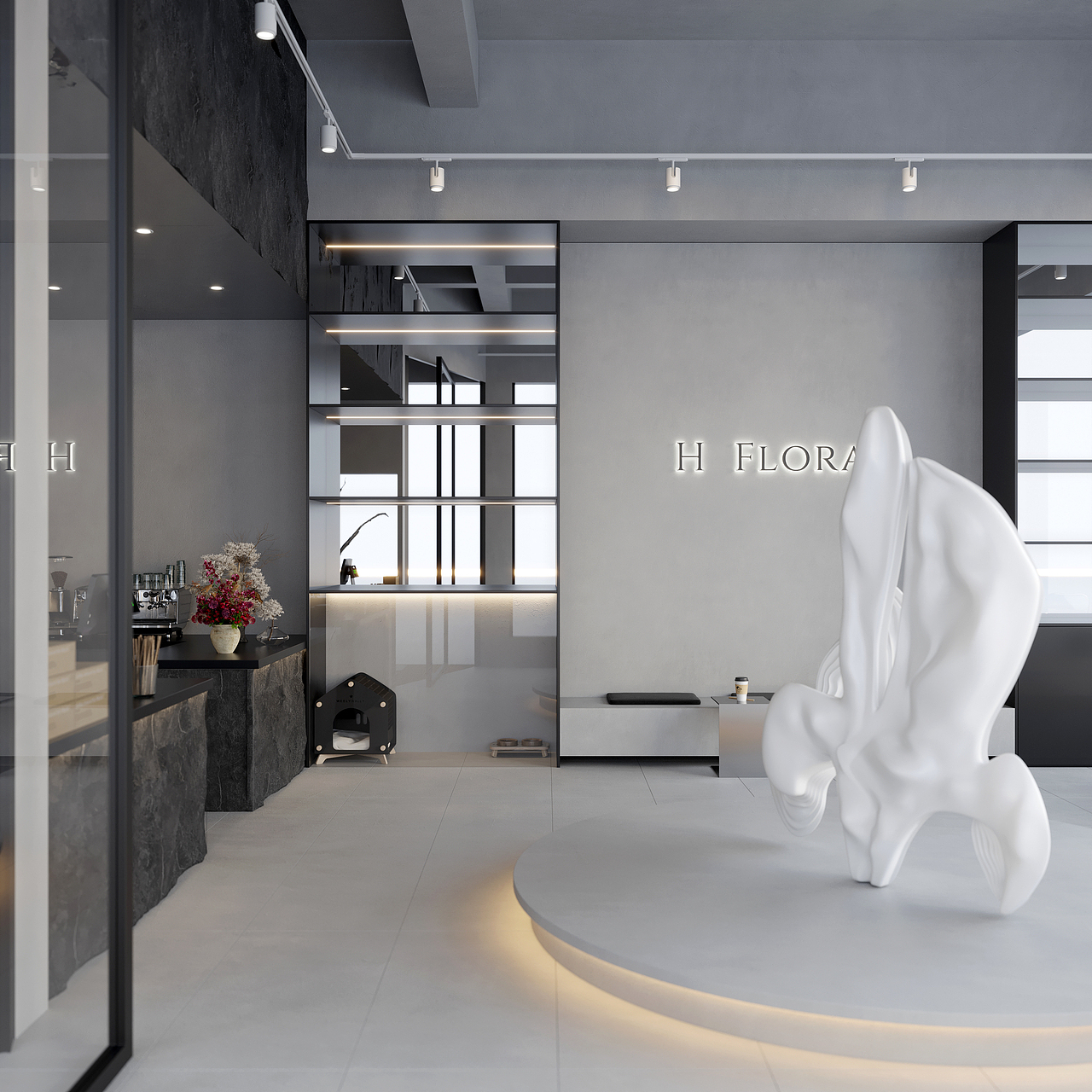H FLOWER（图ZMzIwMjMyOTI0） - 商业空间设计 - 站酷设计师何以解忧唯有稀粥原创素材 - 站酷ZCOOL