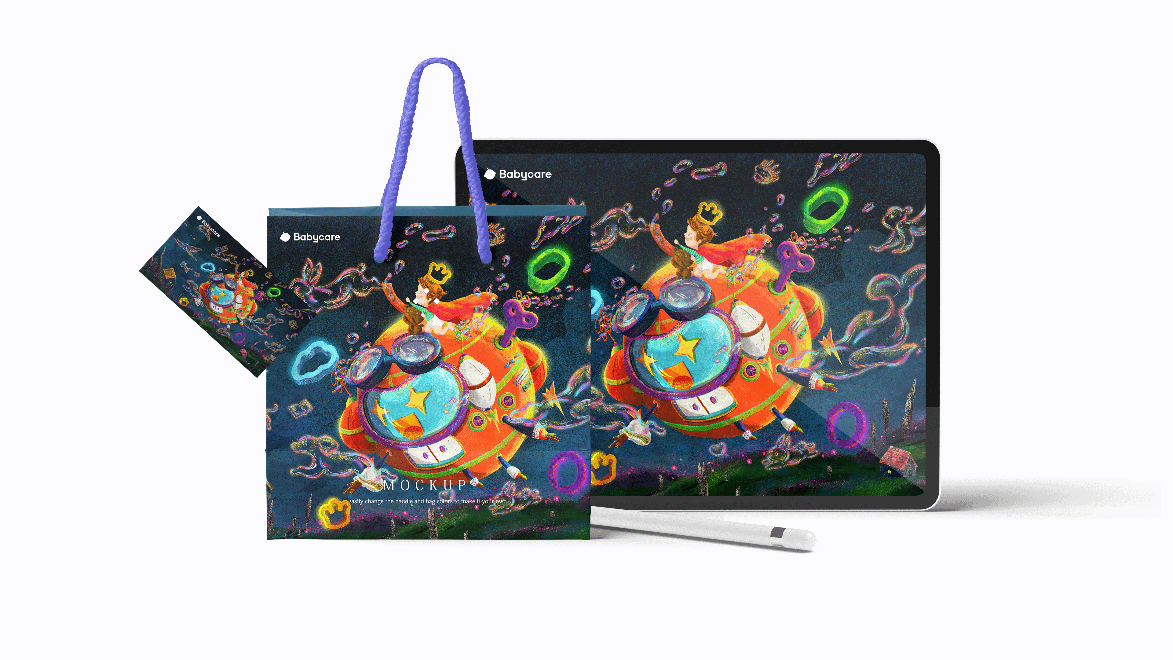 Babycare—泡泡奇幻之旅（图ZMzU0MTAwNDk2） - 海报 - 站酷设计师宇宙的宇_YU原创素材 - 站酷ZCOOL