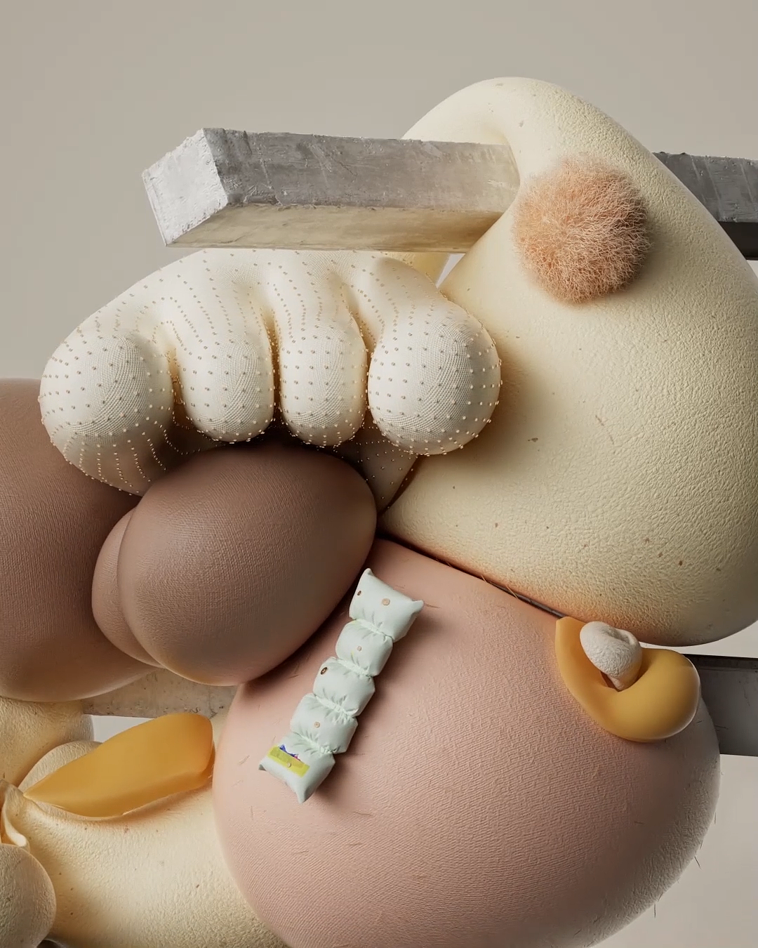 C4D柔体动画-七月