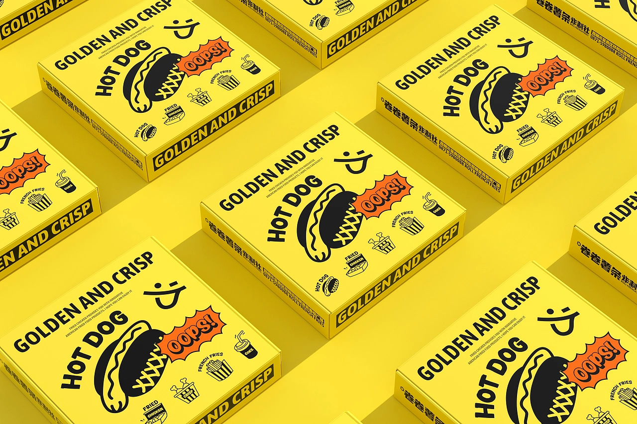 卷卷薯条-餐饮策略视觉设计