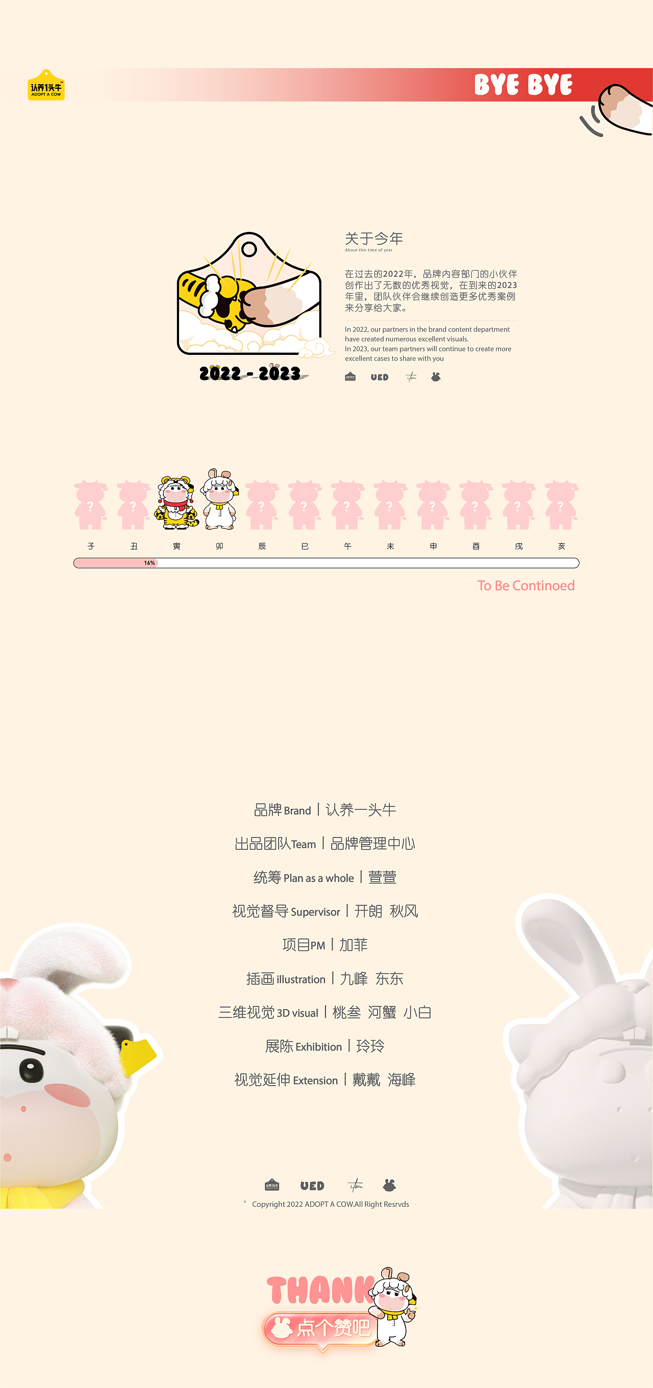 认养一头牛2023品牌IP-兔年形象（图ZMzI2ODk3NTA0） - IP形象 - 站酷设计师创意无限公司原创素材 - 站酷ZCOOL