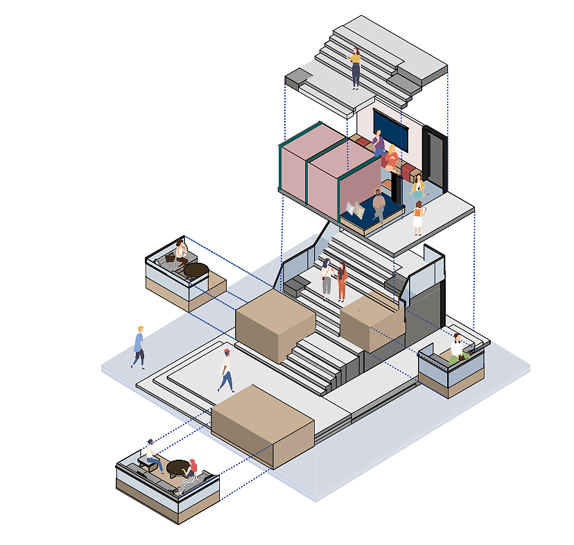 盒睦.有度——盒式体块的空间变奏曲