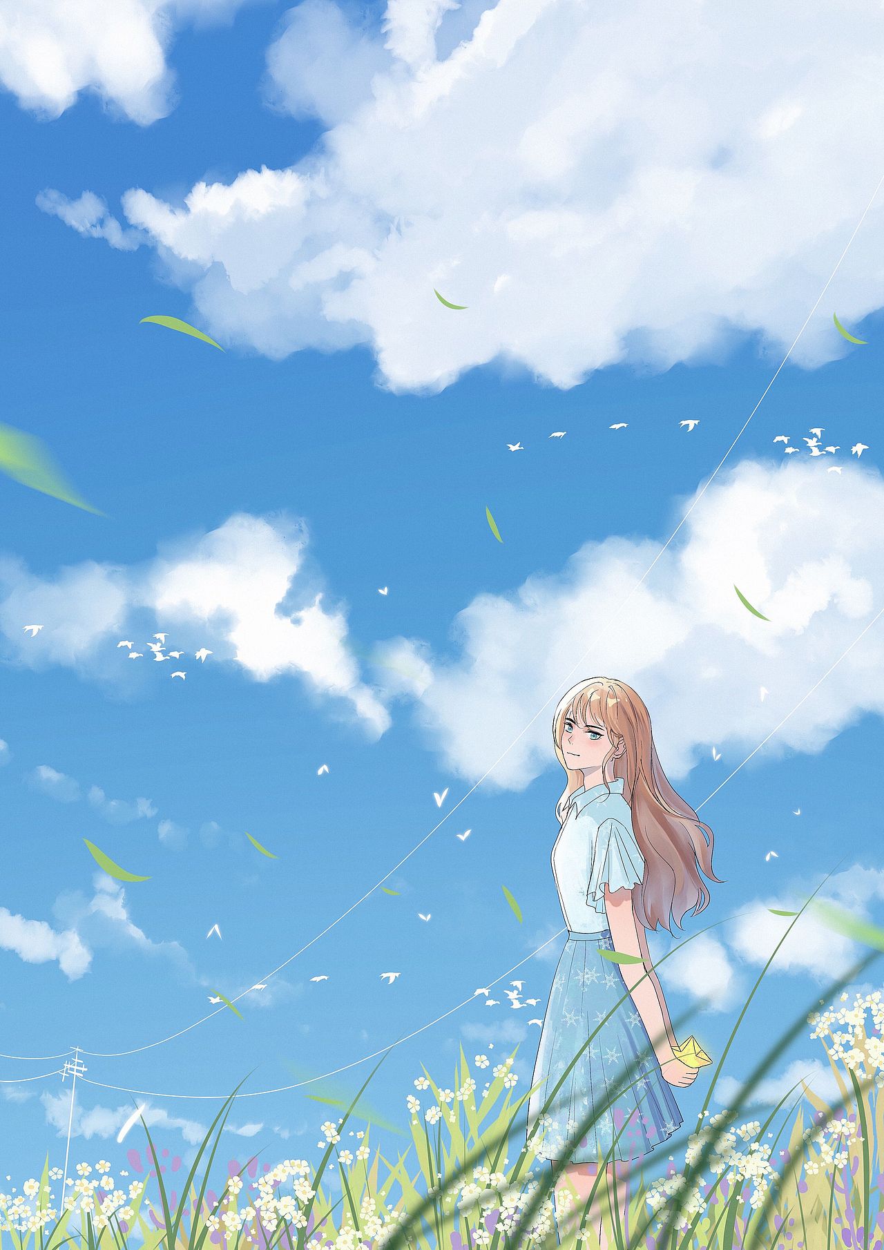 肆意青春系列原创插画