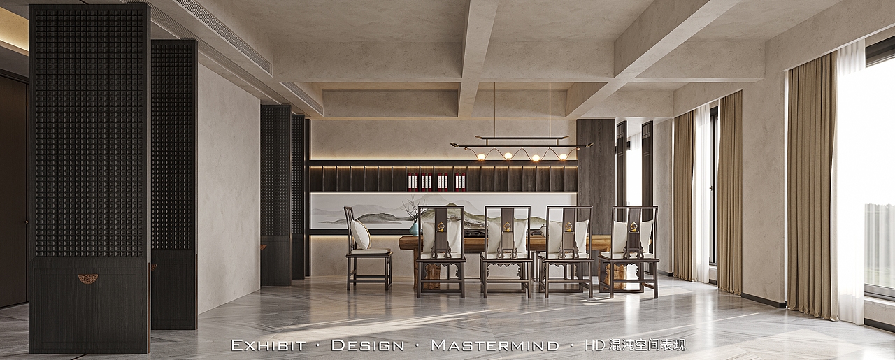 中式家装效果 ▏混沌空间视觉表现