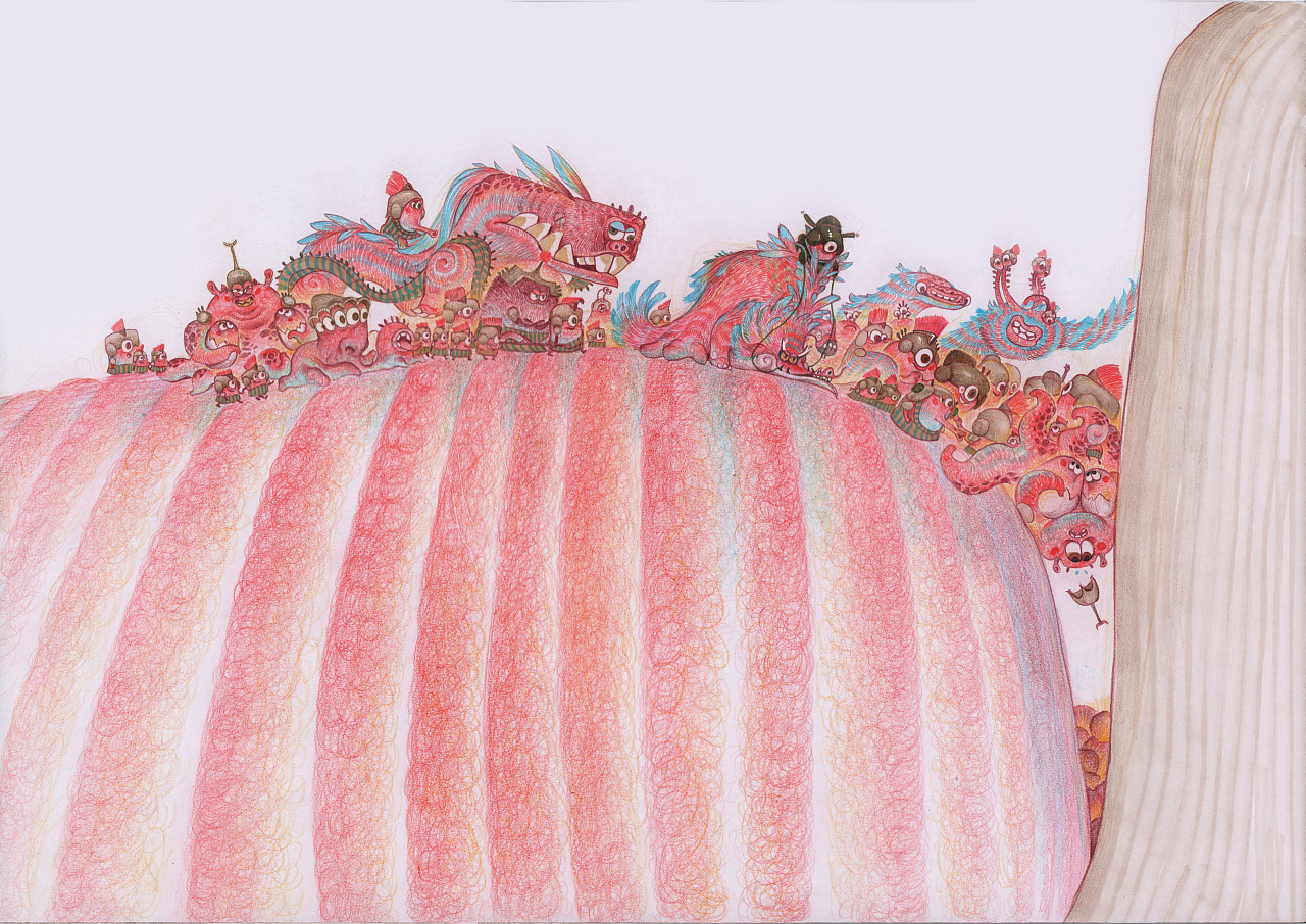 《手掌国的大事件》儿童绘本 插画设计 概念设定