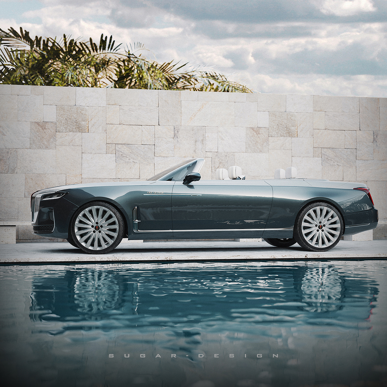 红旗h9 rostrum 敞篷车新车预览