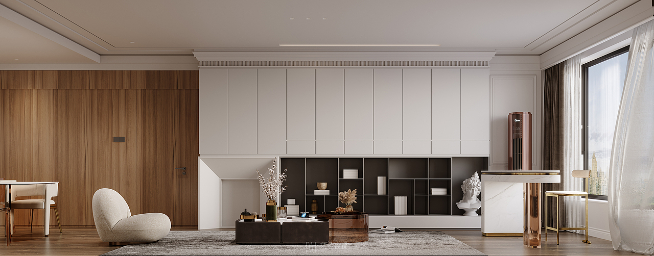 现代法式（图ZMzcwNDg0ODQw） - 家装设计 - 站酷设计师文孑表现原创素材 - 站酷ZCOOL