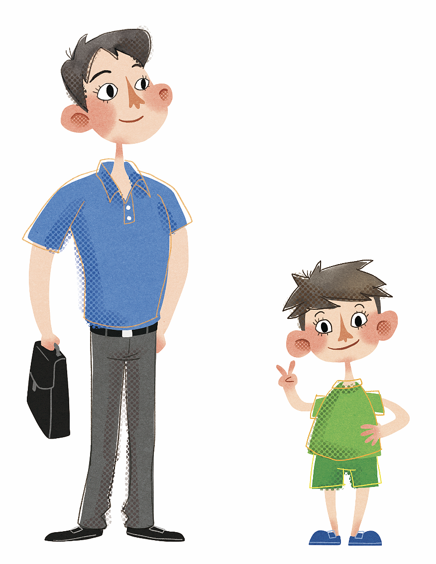 插画|儿童认读教学书籍配图