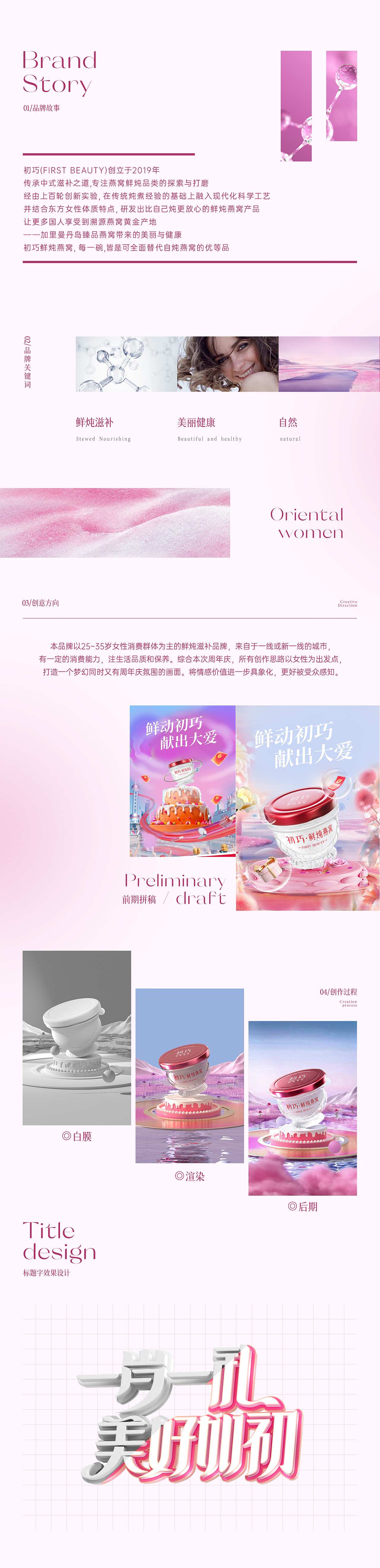 2022电商活动页视觉案例作品-初巧燕窝