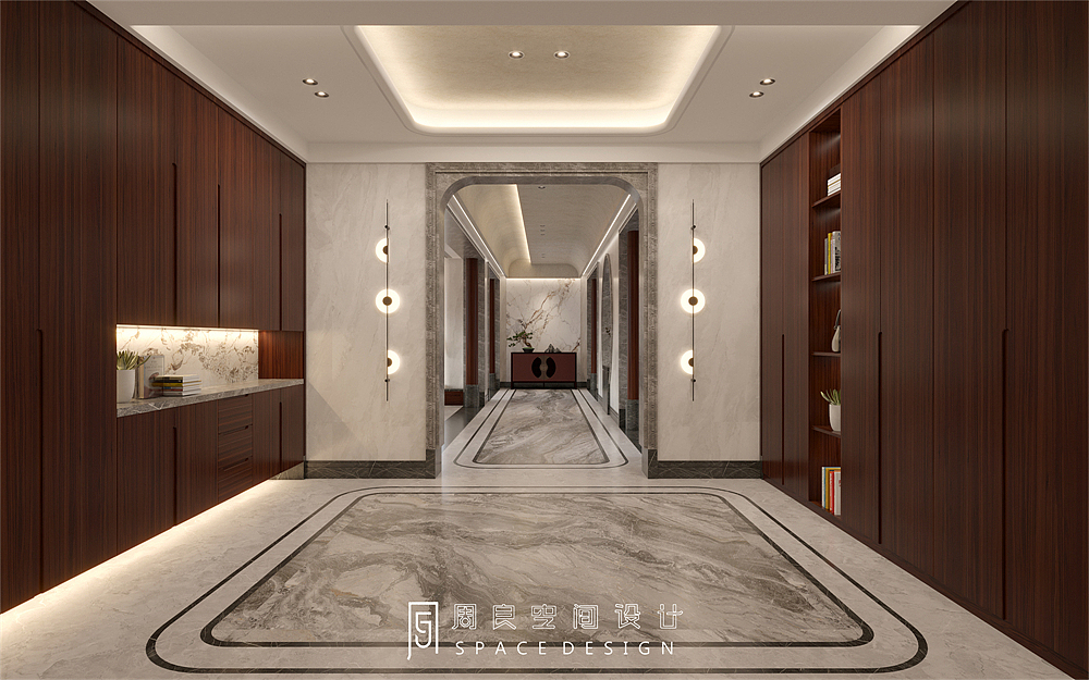 锦都·滨江名流丨水墨云山 简雅中式（图ZMzA4OTg2MDcy） - 家装设计 - 站酷设计师LDD艺术空间设计原创素材 - 站酷ZCOOL