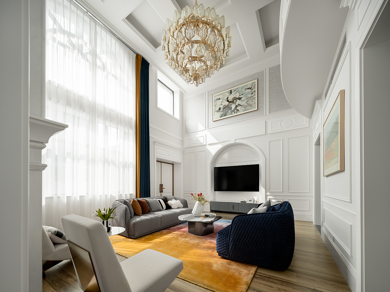 色彩与线条展现法式优雅🌈