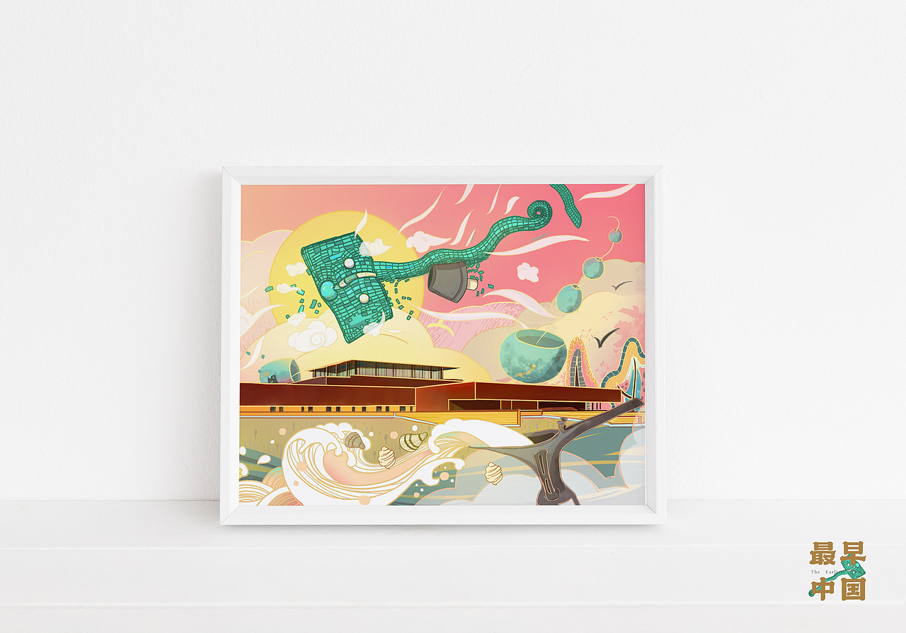 【最早中國/二里頭夏都遺址博物館】系列插圖（圖ZMjk3NDgxMDgw） - 創(chuàng)作習(xí)作 - 站酷設(shè)計師兩尾原創(chuàng)素材 - 站酷ZCOOL